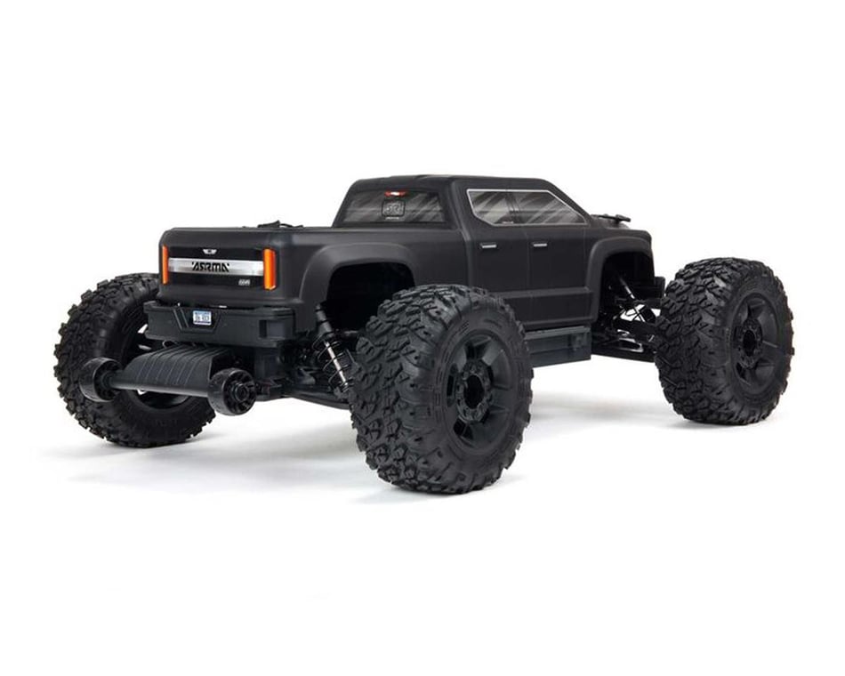 Arrma Big Rock 4X4 V3 3S BLX 1/10 RTR Brushless Monster Truck (Black)  w/Spektrum SLT3 2.4GHz Radio