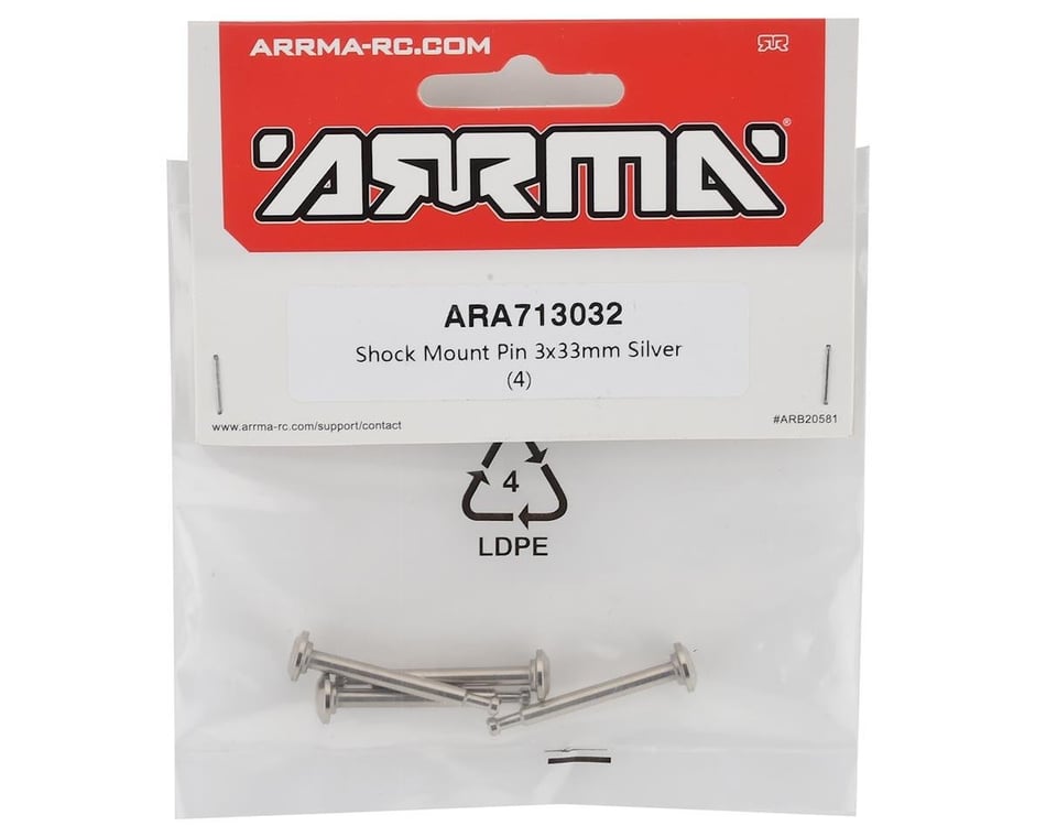 *NEW* ARRMA EXB Front Aluminum Suspension Mounts Pins 320598 330658 Kraton EXB