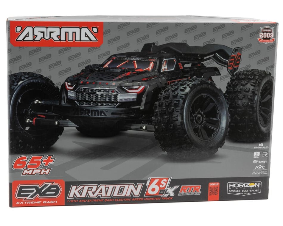 Arrma Kraton 6S EXB RTR 1/8 4WD Brushless Monster Truck (Black 