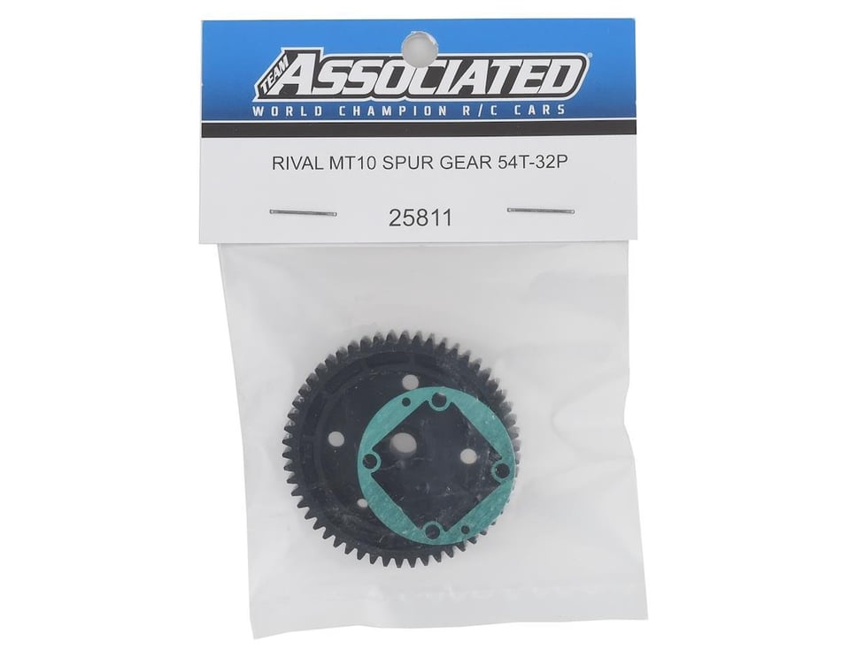Rival MT10 New In Packet 25811 Team Associated RC Spares Spur Gear 54T-32P Fits 