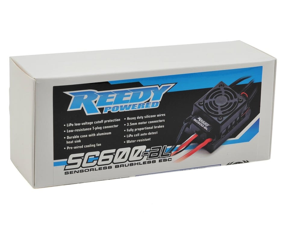 NEW Team Associated SC600-BL 1/10 Brushless ESC Reedy 3300kv Motor