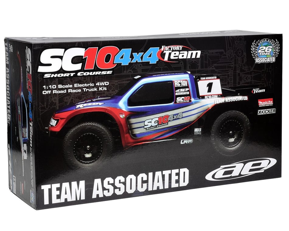 Team associated sc10 store 4x4 factory team kit