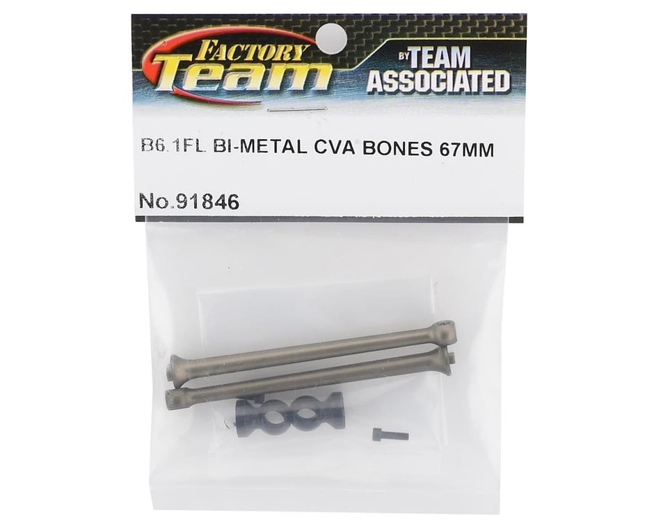 Associated 91846 B6.1 FL MIP Bi-Metal CVA Bones 67 mm TM 
