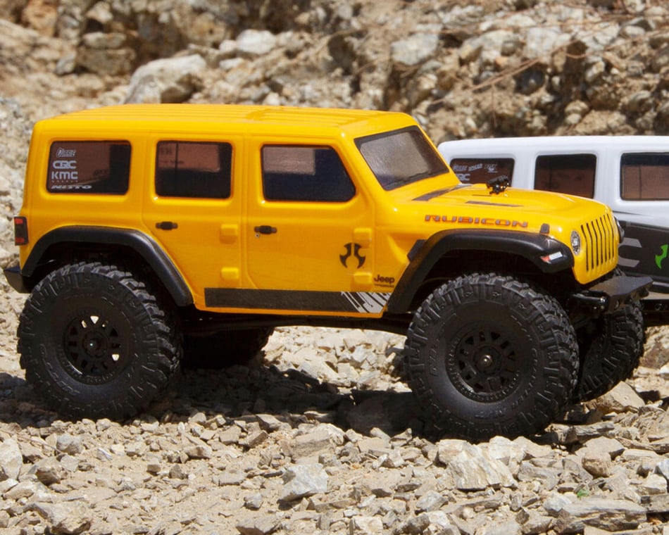 Axial SCX24 2019 Jeep Wrangler JLU CRC 1/24 4WD RTR Scale Mini Crawler  (Yellow) [AXI00002V2T2] - AMain Hobbies