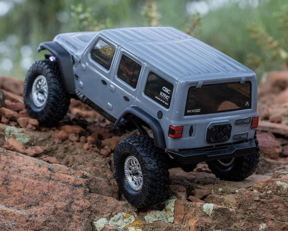 Axial SCX24 Jeep Wrangler JLU 4WD RTR Scale Mini Rock Crawler (Grey)  [AXI00002V3T3] - AMain Hobbies