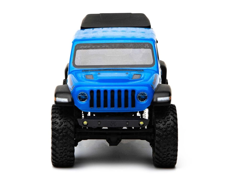 Axial AXI00005T2 1/24 SCX24 Jeep JT Gladiator 4WD Rock Crawler Brushed RTR Blue 