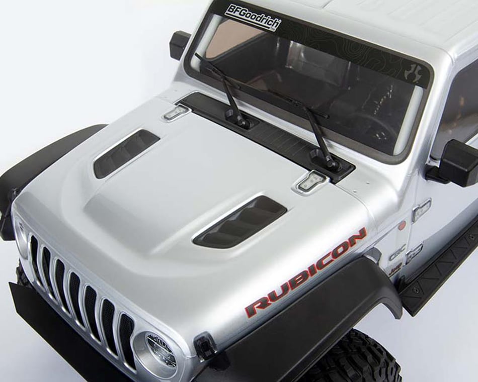 Axial SCX6 Jeep JLU Wrangler 1/6 4WD RTR Electric Rock Crawler (Silver)  w/DX3 Radio & Smart ESC