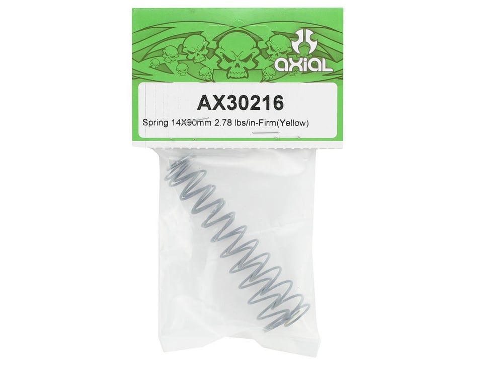 AXI30216 Yellow Firm - 2.78 lbs/in AX30216 AXial30216 Aaxial 14x90mm Shock Spring 