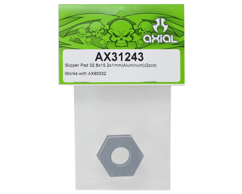 2 AX31243 AXial31243 Aaxial Aluminum Slipper Pad AXI31243 