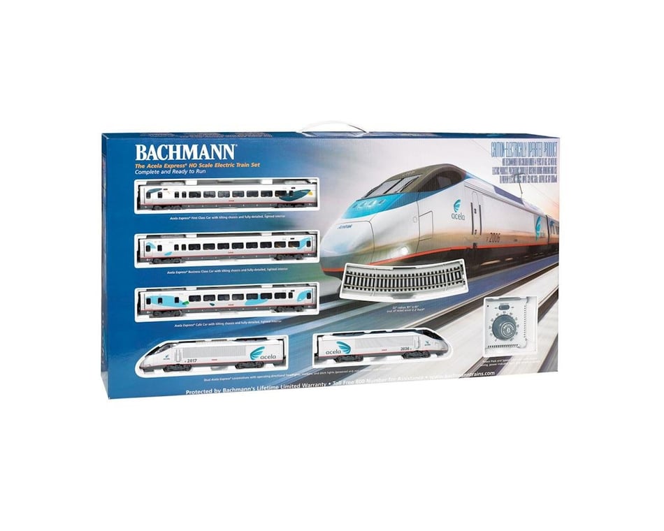 Bachmann HO Spectrum Acela Express Set Amtrak BAC01204 AMain Hobbies