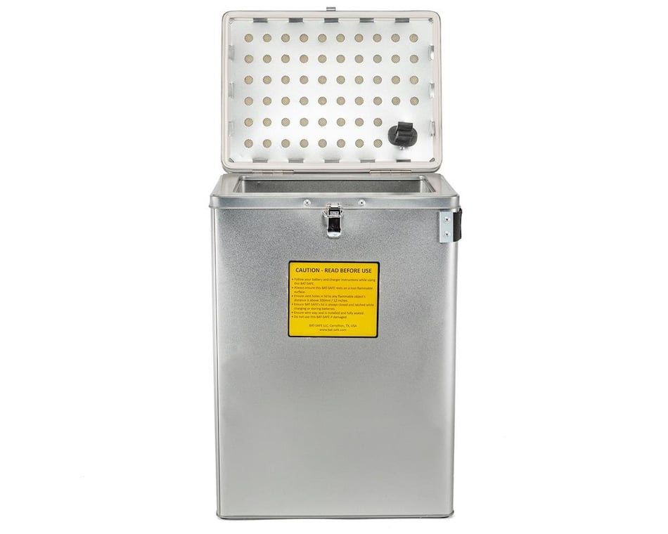 Bat-Safe - XL Lipo Battery Charging Safe Box, Un-Painted