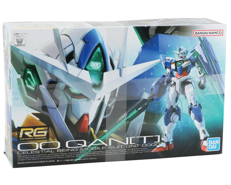 Bandai Spirits RG 21 00 QANT Gundam 1/144 Action Figure Model Kit