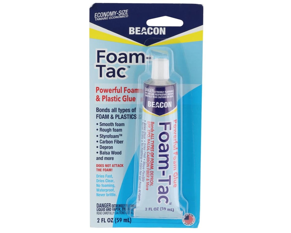 Beacon Adhesive Foam Tac Adhesive Foam Glue (2oz) [BCX2FOAMTAC] - AMain  Hobbies