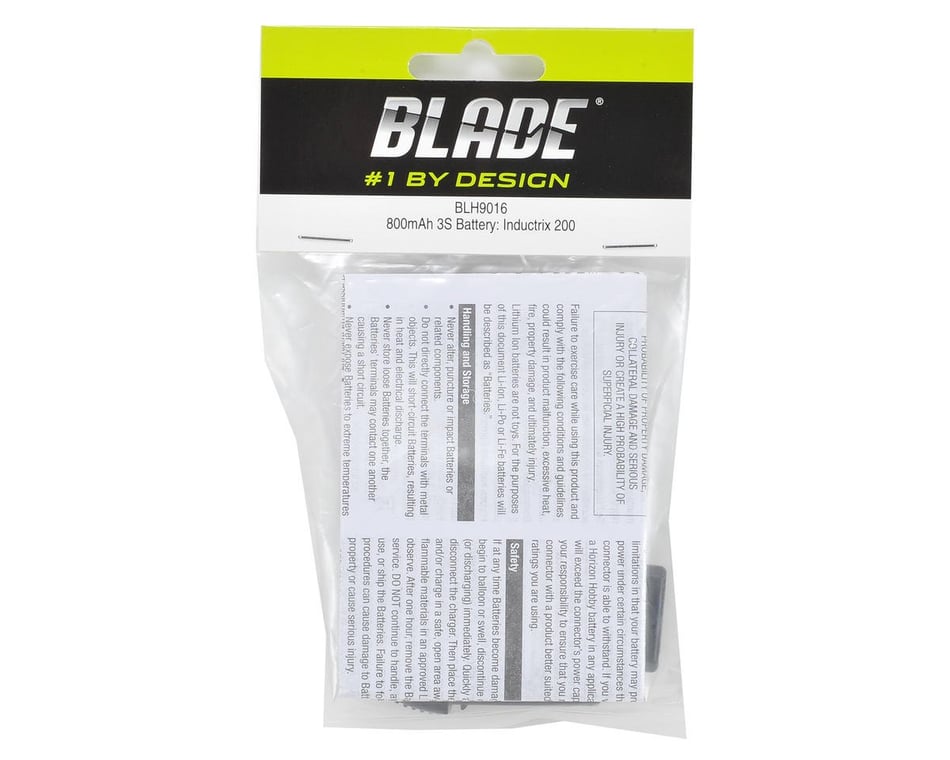 Blade Inductrix guarantee 200 3S LiPo