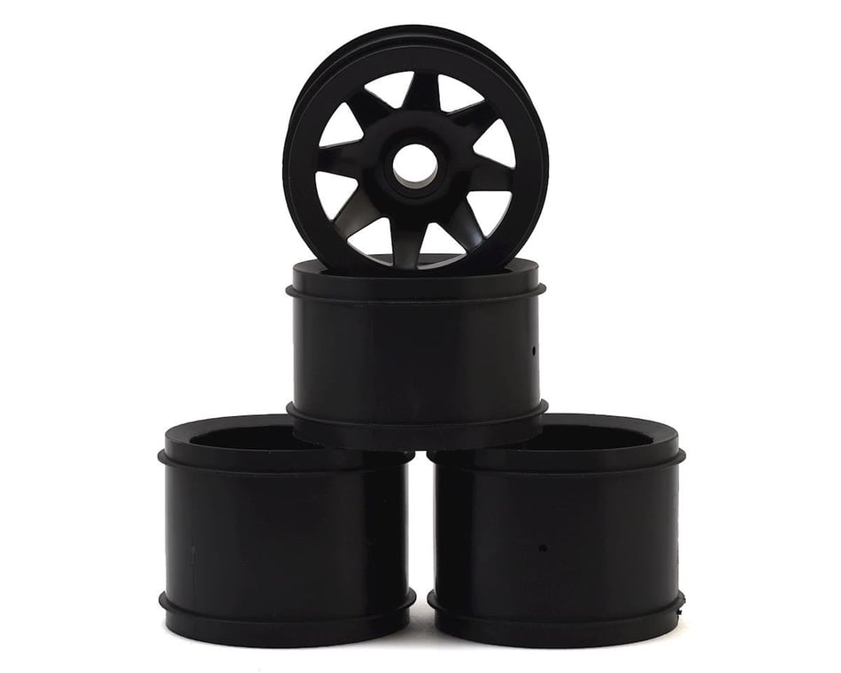 CRC GTR Rubber Tire Wheels (Black) (4) [CLN2310] - AMain Hobbies