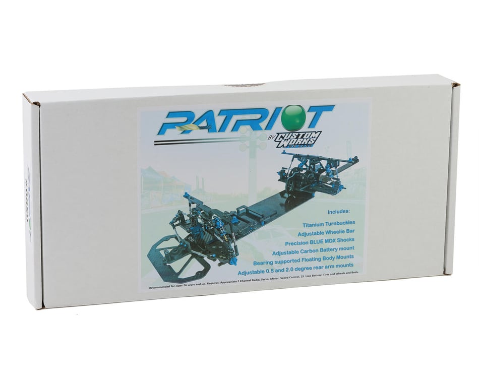 Custom Works Patriot 1/10 Electric Drag Race Chassis Kit