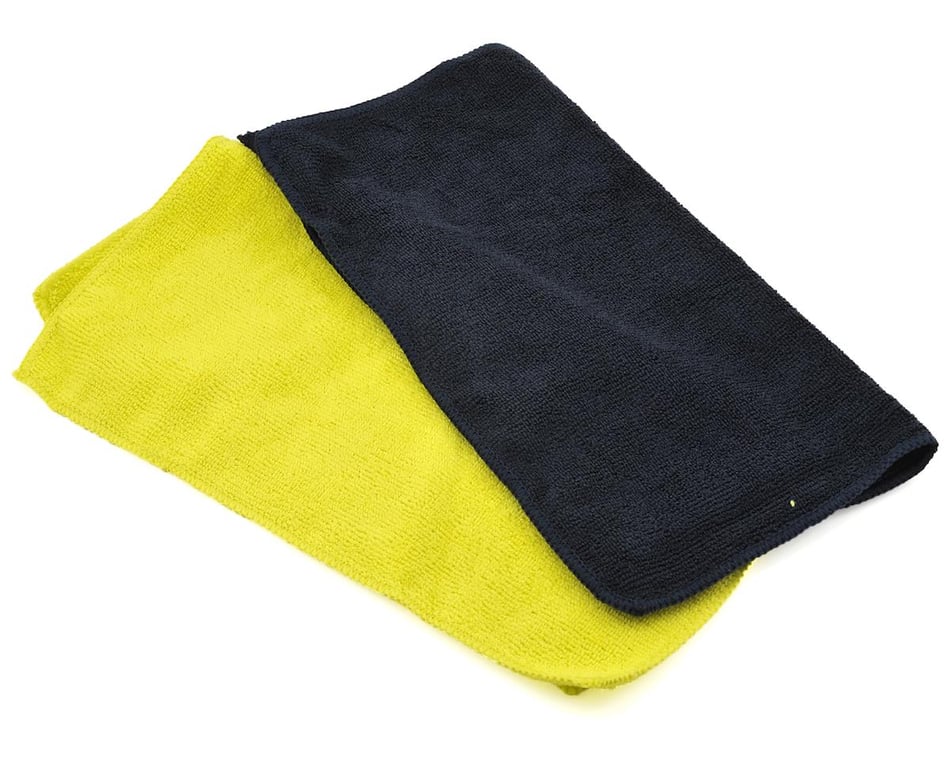 New TRACK Dye Sublimated Microfiber Towel BLACK/YELLOW 