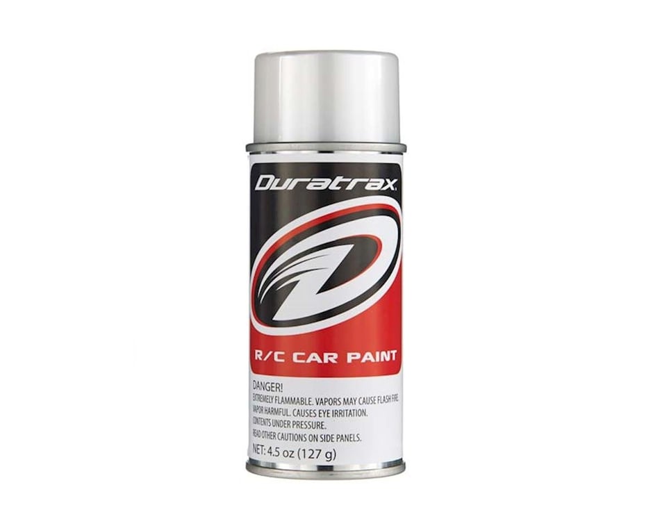 Duratrax Polycarb Spray, Bright White, 4.5 oz