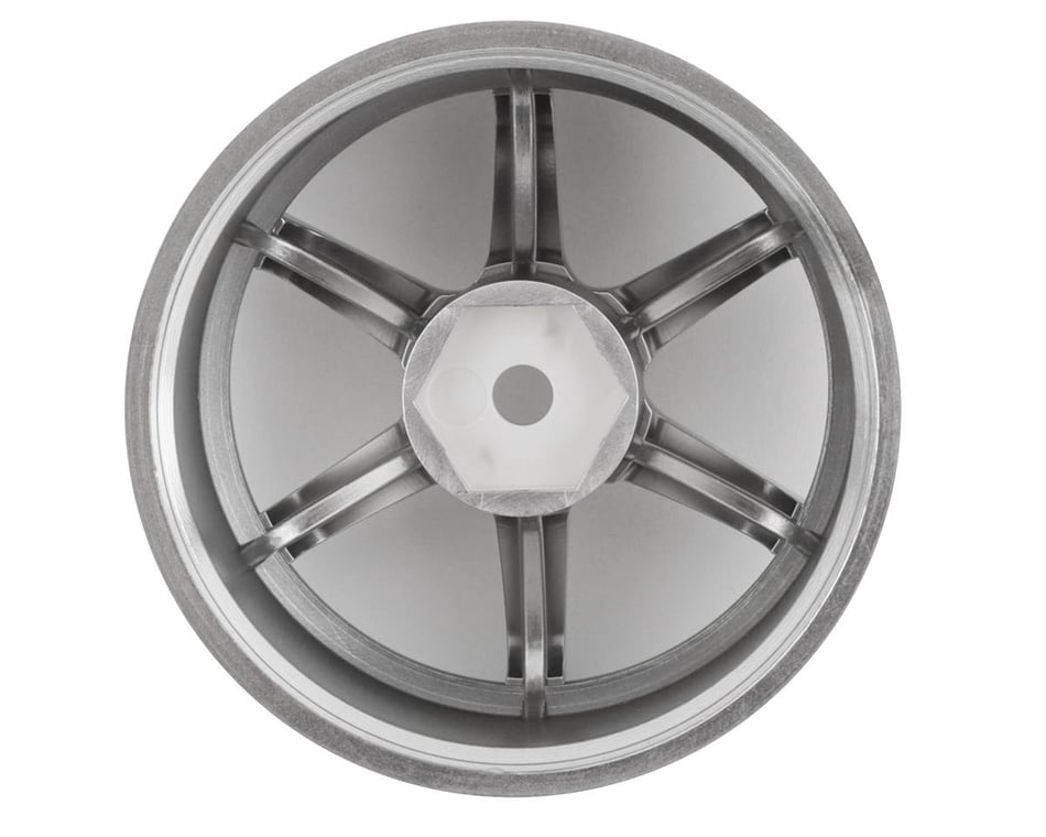 Mikuni AVS Model T6 6-Spoke Drift Wheel (Chrome Silver) (2) (7mm Offset)  w/12mm Hex