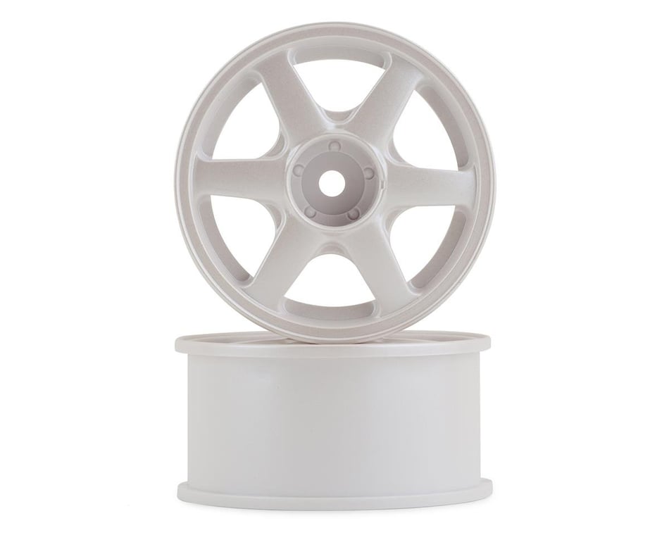 Mikuni Yokohama AVS VS6 6-Spoke Drift Wheels (Pearl White) (2