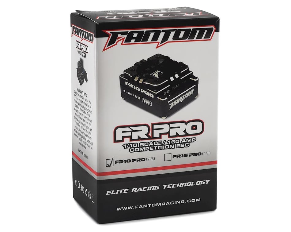 Fantom FR-10 Pro 2S 160A Black Edition 1/10 Brushless Sensored Competition  ESC