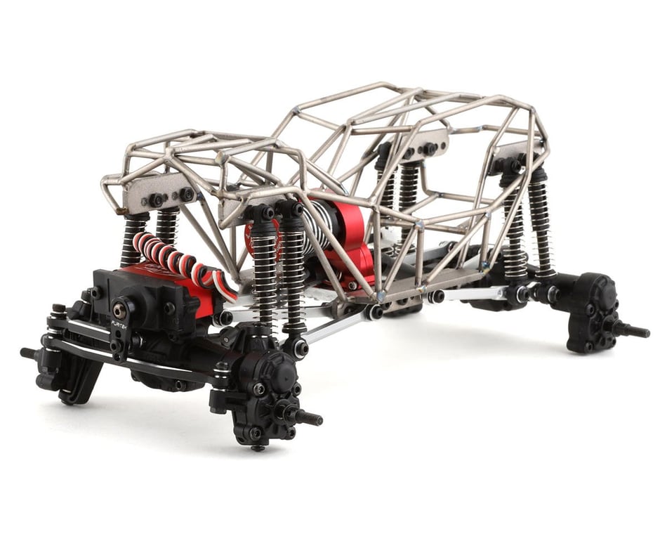 custom rc crawler scale metal cage chassis tuber ascender