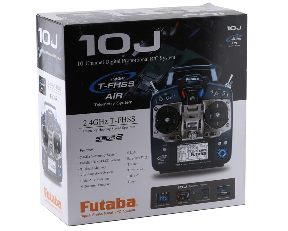 Futaba 10J 2.4GHz S/FHSS Radio System (Helicopter) [FUT01004372-3