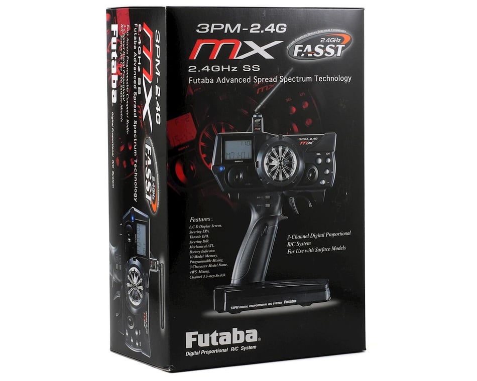 Futaba 3PM-X 3-Channel 2.4Ghz FASST Radio System w/R603FF Receiver
