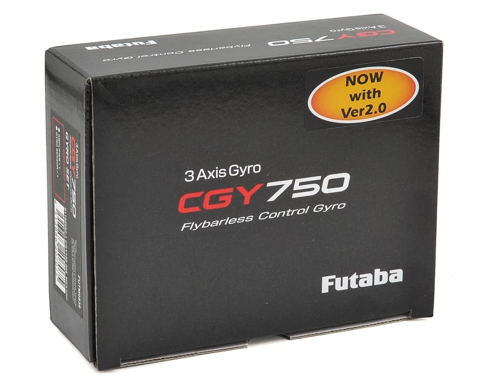 Futaba CGY750 2.0 Flybarless 3-Axis Gyro Control System w/Governor