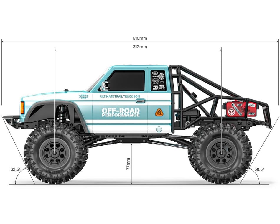 Gmade GS02F BOM TC 1/10 4WD Rock Crawler Kit