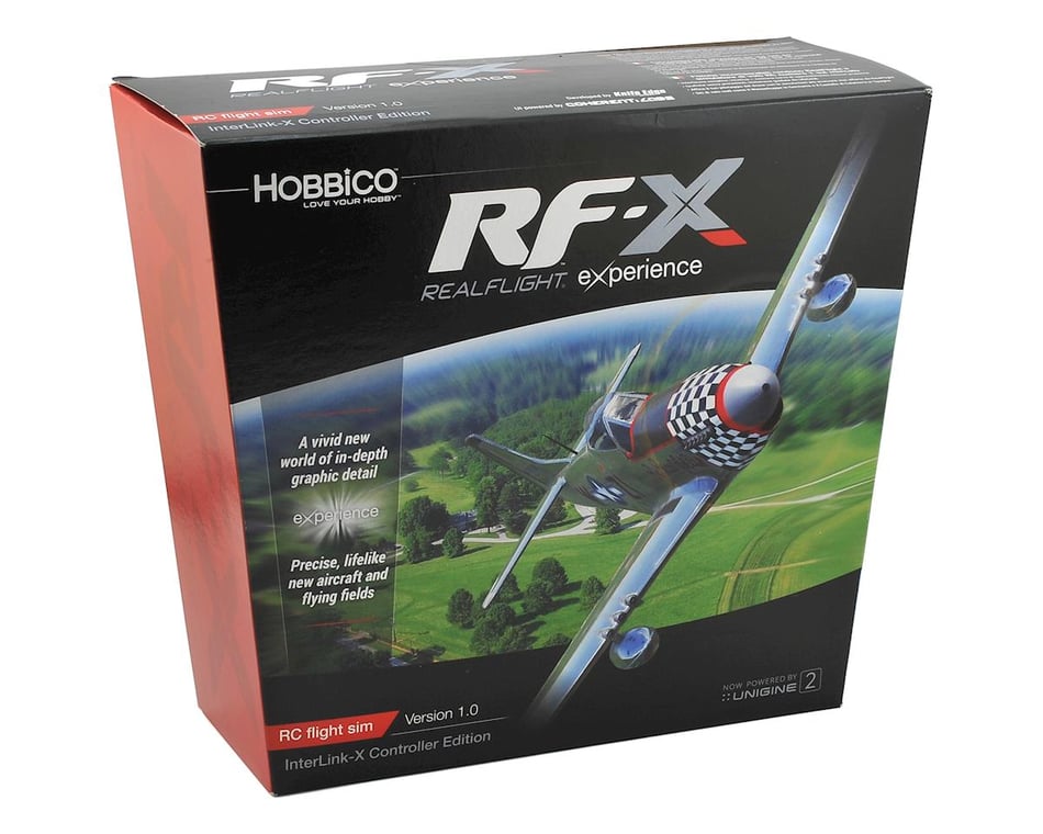 Great Planes Real Flight RF-X Flight Simulator w/Interlink-X Controller  (Mode 2) [GPMZ4540] - AMain Hobbies