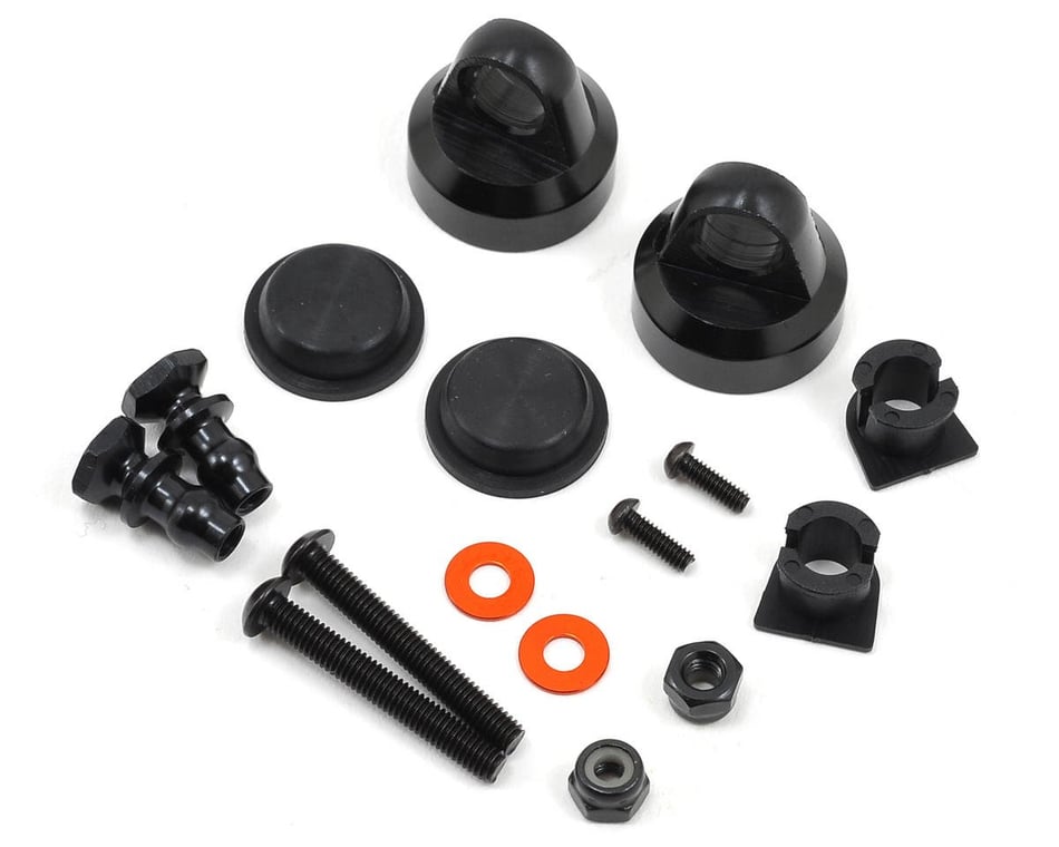 HB Racing Aluminum Hard Anodized Shock Cap (2)