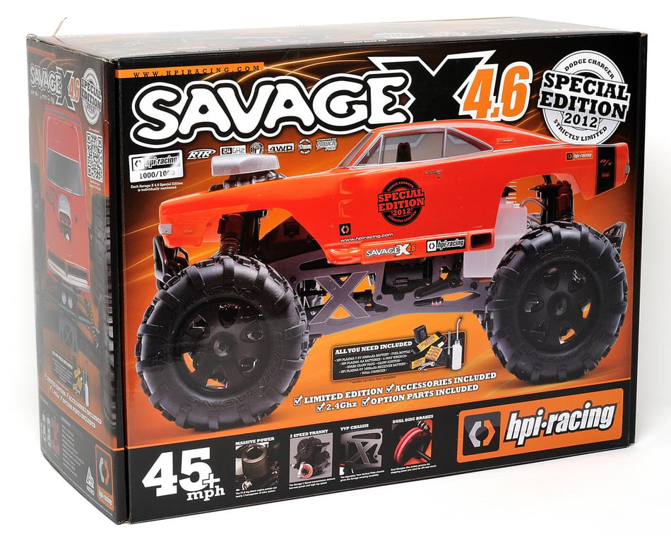 HPI Savage X 4.6 Special Edition Big Block 1/8 Scale RTR Monster Truck w/