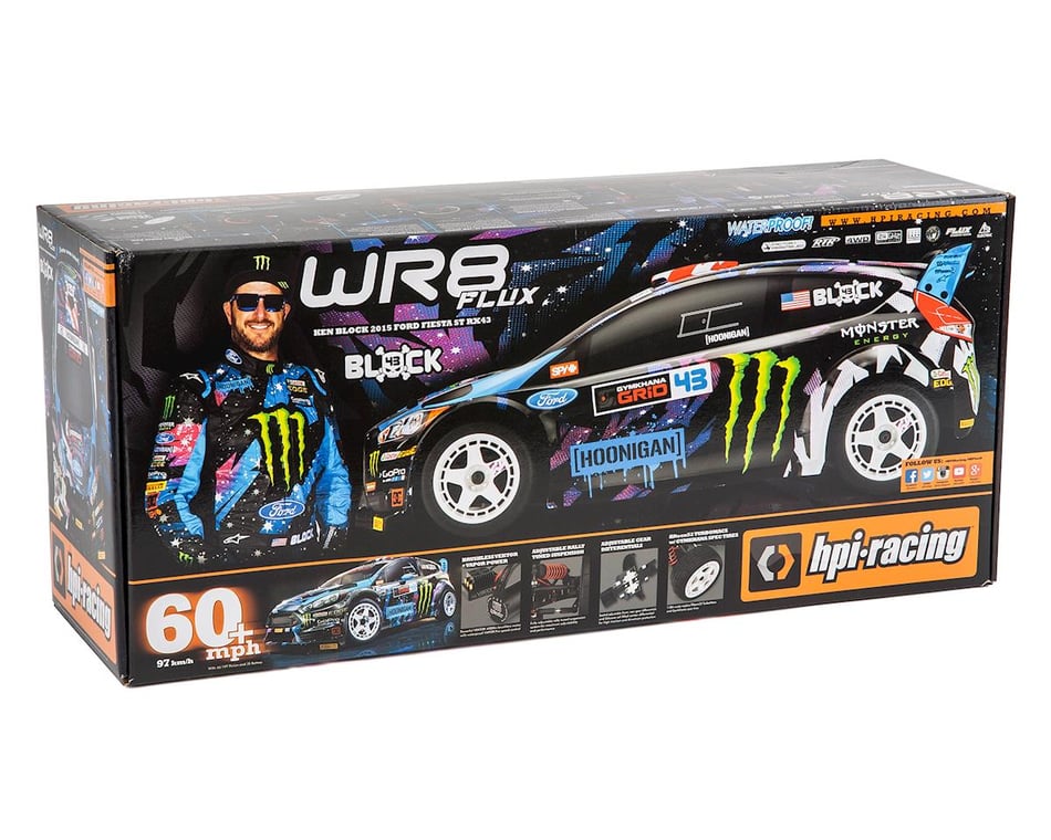 HPI Ken Block WR8 Flux 2015 Ford Fiesta ST RX43 Rally Car