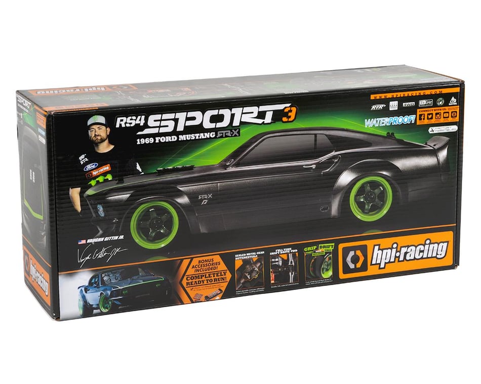 HPI Racing RS4 Sport 3 1969 Mustang RTR X