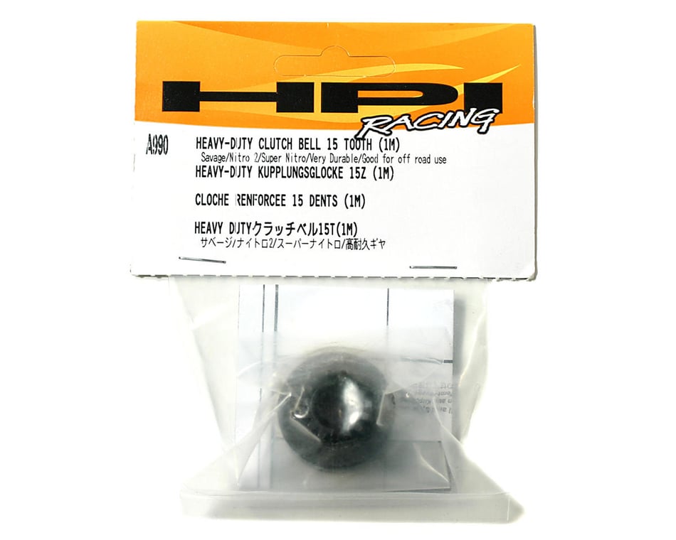 HPI Heavy Duty Mod 1 Clutch Bell (15T) [HPIA990] - AMain Hobbies