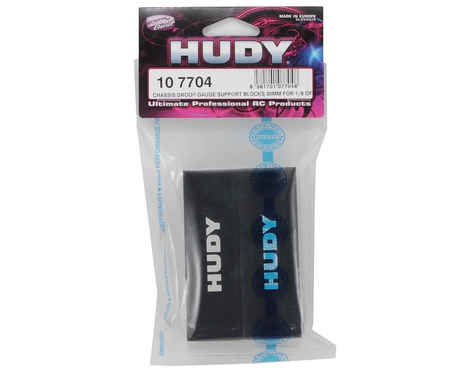 Hudy 30mm Lightweight 1/8 Droop Gauge Support Blocks (2