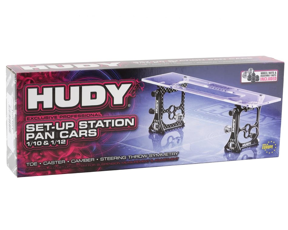 Hudy Exclusive Set-Up Station (1/10 & 1/12 Pan Cars)