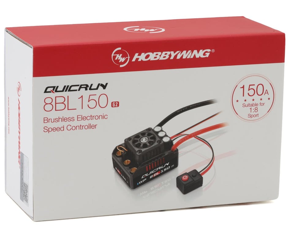 Hobbywing QuicRun 8BL150 G2 Sensorless Brushless ESC [HWA30109003