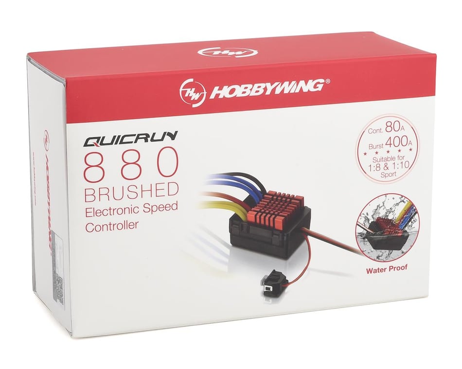 Hobbywing - Quicrun 880, Waterproof ESC for Dual Brushed motors.