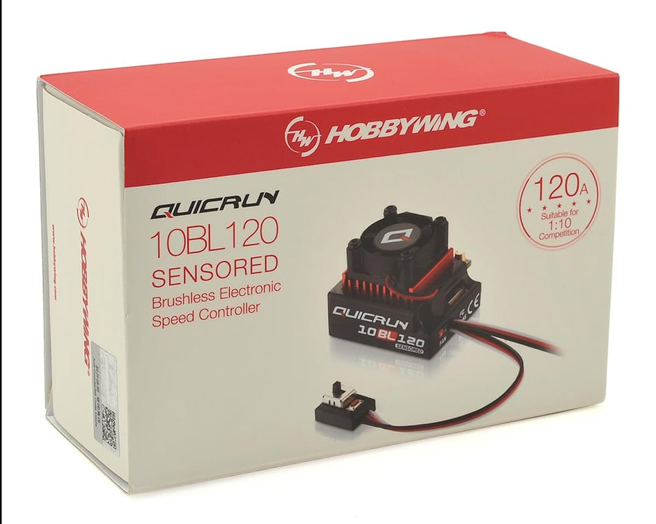Hobbywing QuicRun 10BL120 120A 2-3S Sensored Fahrtenregler Regler 30125000