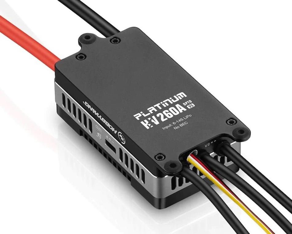 Hobbywing Platinum 260A HV V5 Brushless ESC (OPTO) (700-800 Electric Heli)