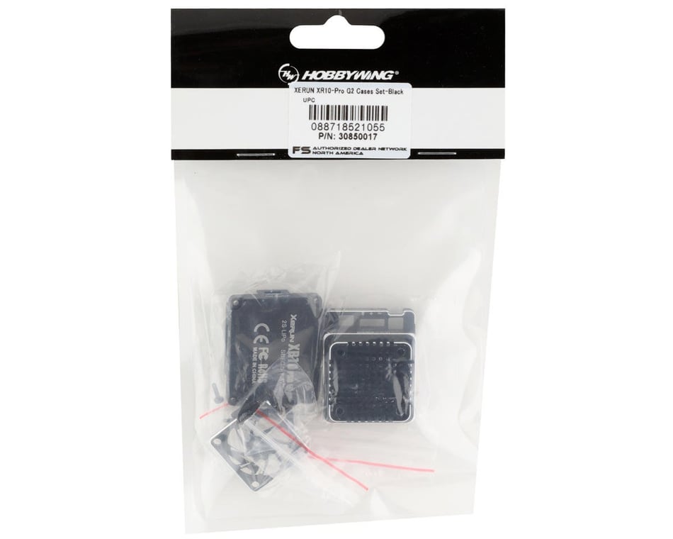 Hobbywing Aluminum XR10 Pro 160A ESC Top Case Set (Black)