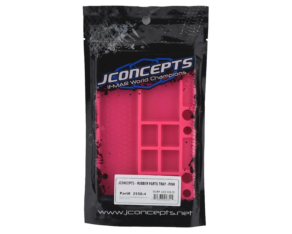 JConcepts Parts Tray Rubber Material Gray JCO2550-8 