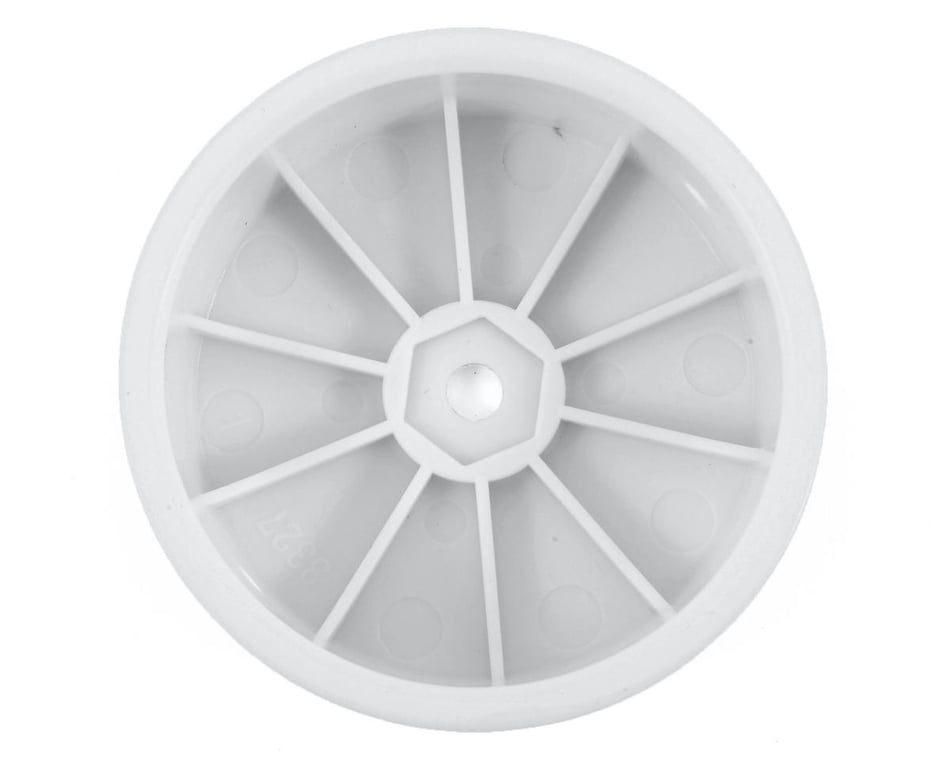JConcepts 12mm Hex Mono 2.2 4WD Front Buggy Wheels (4) (22-4) (White)