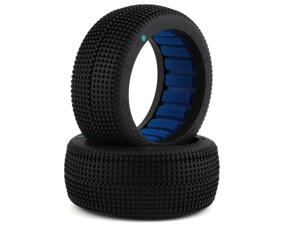 Jetko Tires Sting 1/8 Buggy Tires w/Inserts (2) (Medium Soft