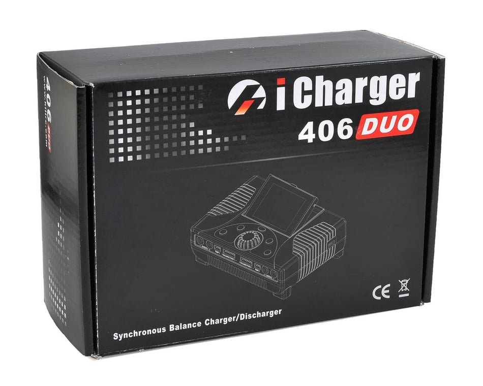 SCRATCH & DENT: Junsi iCharger 406DUO Lilo/LiPo/Life/NiMH/NiCD DC Battery  Charger (6S/40A/1400W)