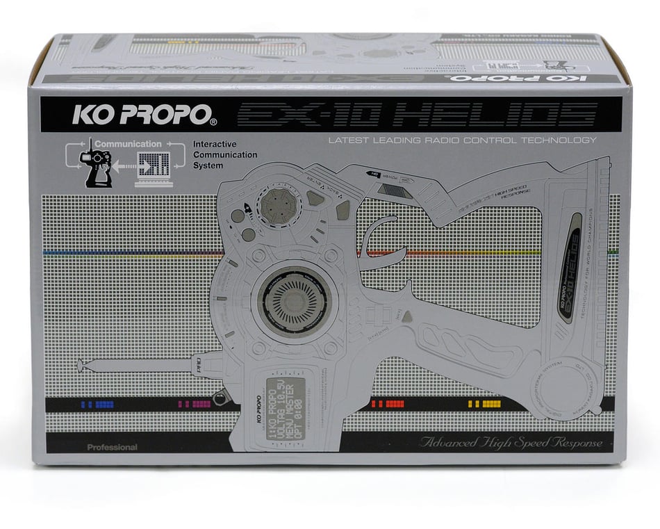 KO Propo EX-10 Helios 2.4GHz Radio System w/KR408S Receiver (No 