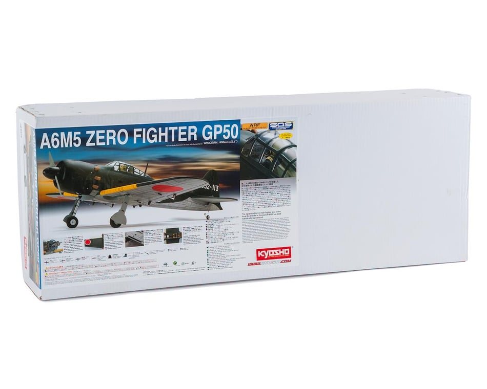 Kyosho A6M5 Zero GP50 ARF Electric Airplane (1400mm) [KYO11874B] - AMain  Hobbies