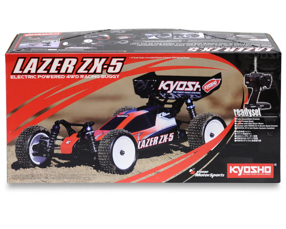 Kyosho Lazer ZX-5 Readyset 1/10 Scale 4wd Electric Buggy (Type 4 - RTR)